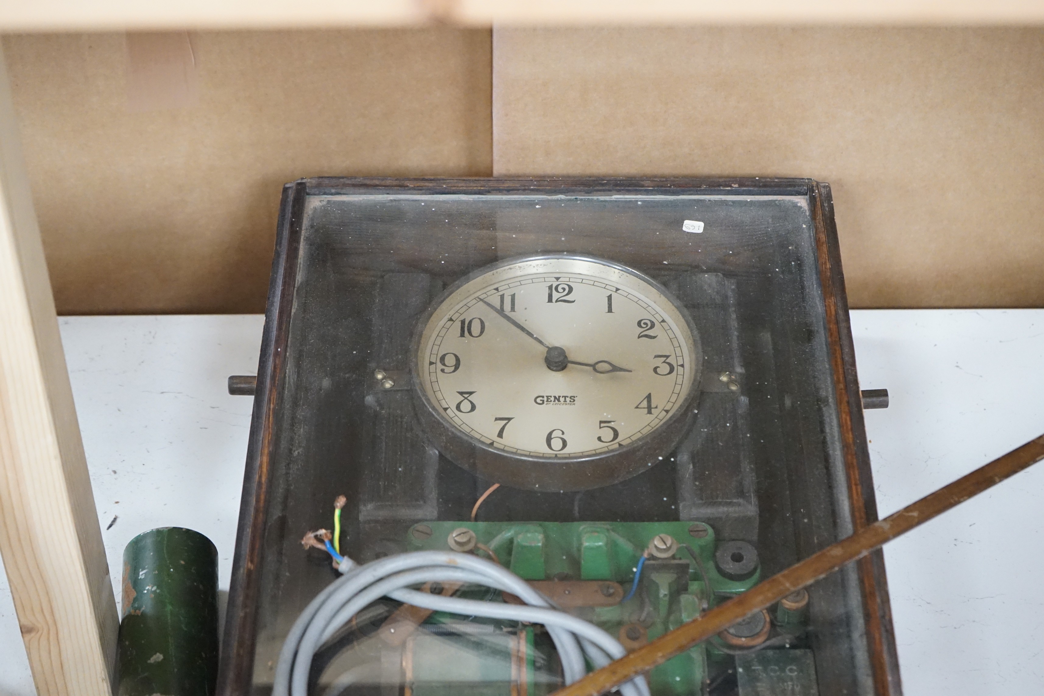 A gentleman's electric wall clock